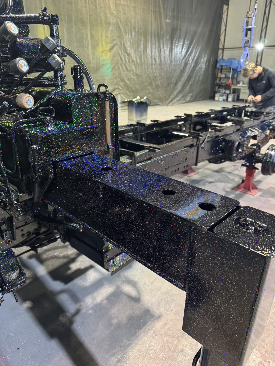 荷台製作・シャーシ塗装